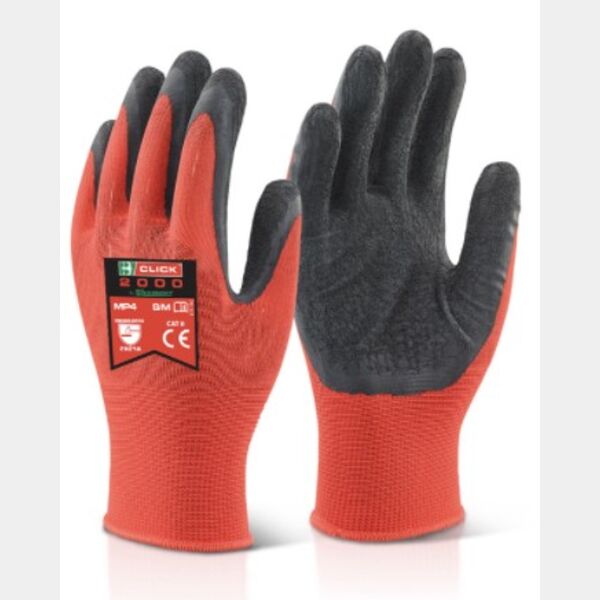 Beeswift M/P BLACK LATEX POLY GLOVE Thumbnail