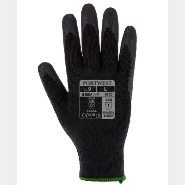 C3- Classic Grip Glove - Latex Black Thumbnail
