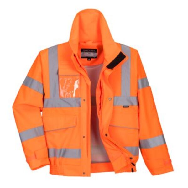 Hi-Vis Extreme Rain Bomber Jacket  Thumbnail