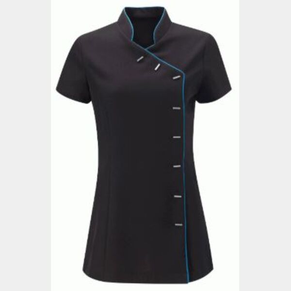 Orbit Blk with teal piping Thumbnail