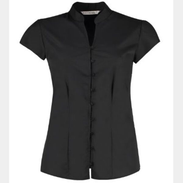 Mandarin stand up Collar Blouse Thumbnail