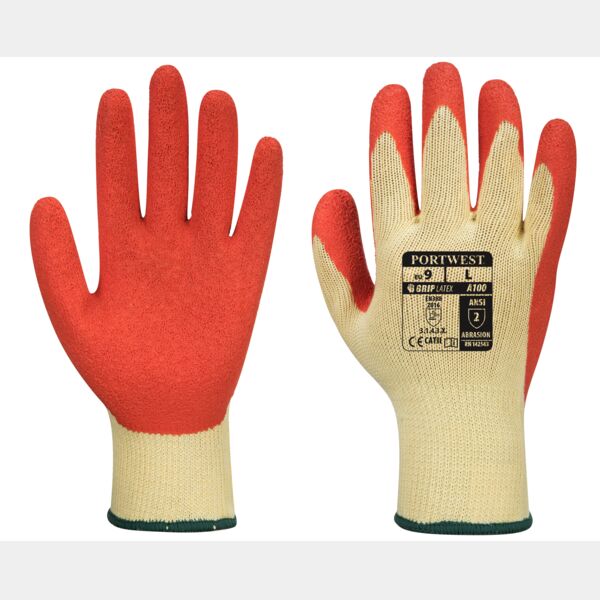 Orange Grip Glove - Box QTY 216 Thumbnail