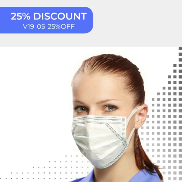 V19-05: Macro Care 3 Ply Surgical Mask EN14943 Thumbnail